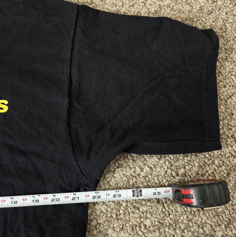 Vtg 2000 Mean Genes Burgers WWF WCW Bite Me‎ T-Shirt size Large - Picture 7 of 8